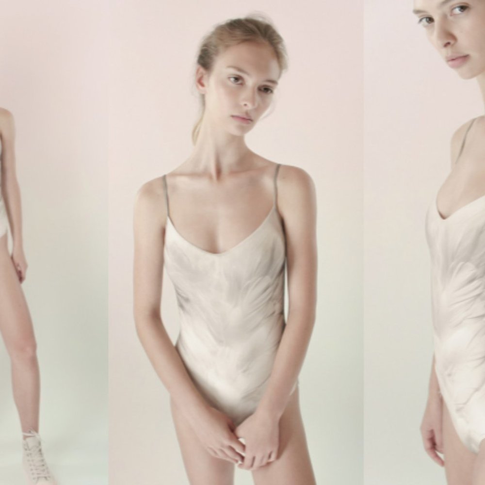 Just a Corpse SWAN Leotard Size US Women's Large